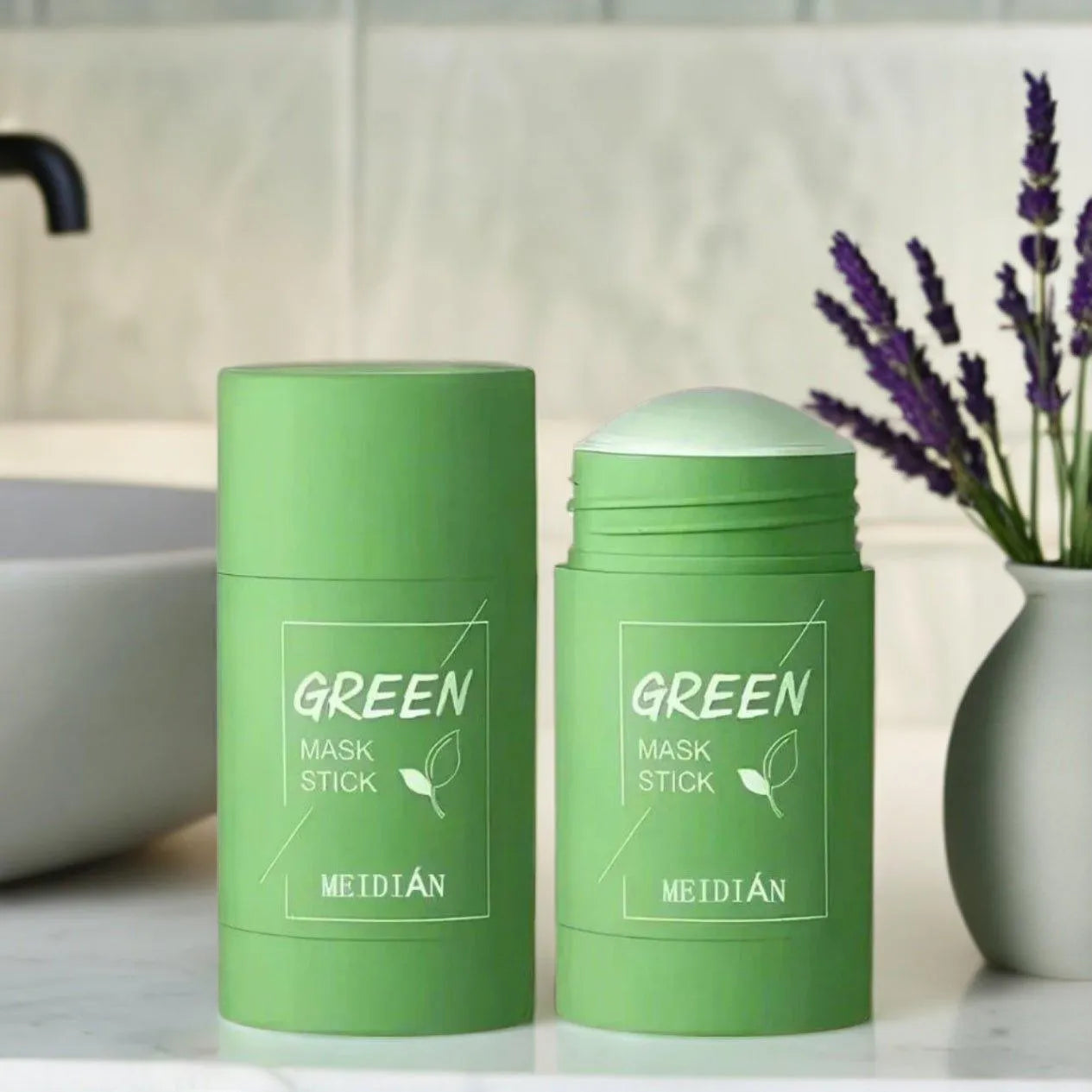 GREEN TEA CLEANSING STICK: REFRESHING FACIAL MASK - cleanse, cleansing, Cleansing Mask, Detox, Face care, Green Tea, mask, natural, Purifying, skin, Skincare , MayasBeautyPalace , www.mayasbeautypalace.com , Skincare