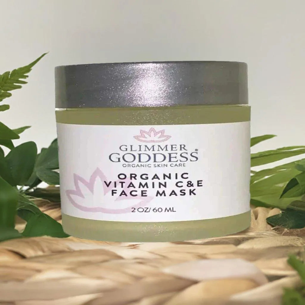 ORGANIC VITAMIN C & E BRIGHTENING & TIGHTENING FACE MASK - Brightening, face, Face Mask, mask, natural, skin, Skincare, Tightening, Vitamin C, Vitamin E , MayasBeautyPalace , www.mayasbeautypalace.com , Skincare