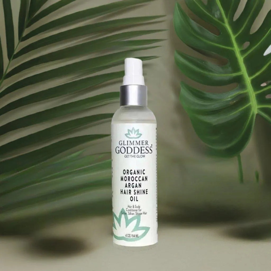 ORGANIC MOROCCAN ARGAN OIL HAIR SHINE SPRAY - argan, hair, Hair Shine, natural, Organic, shine, Shine Oil, spray , MayasBeautyPalace , www.mayasbeautypalace.com , Hair