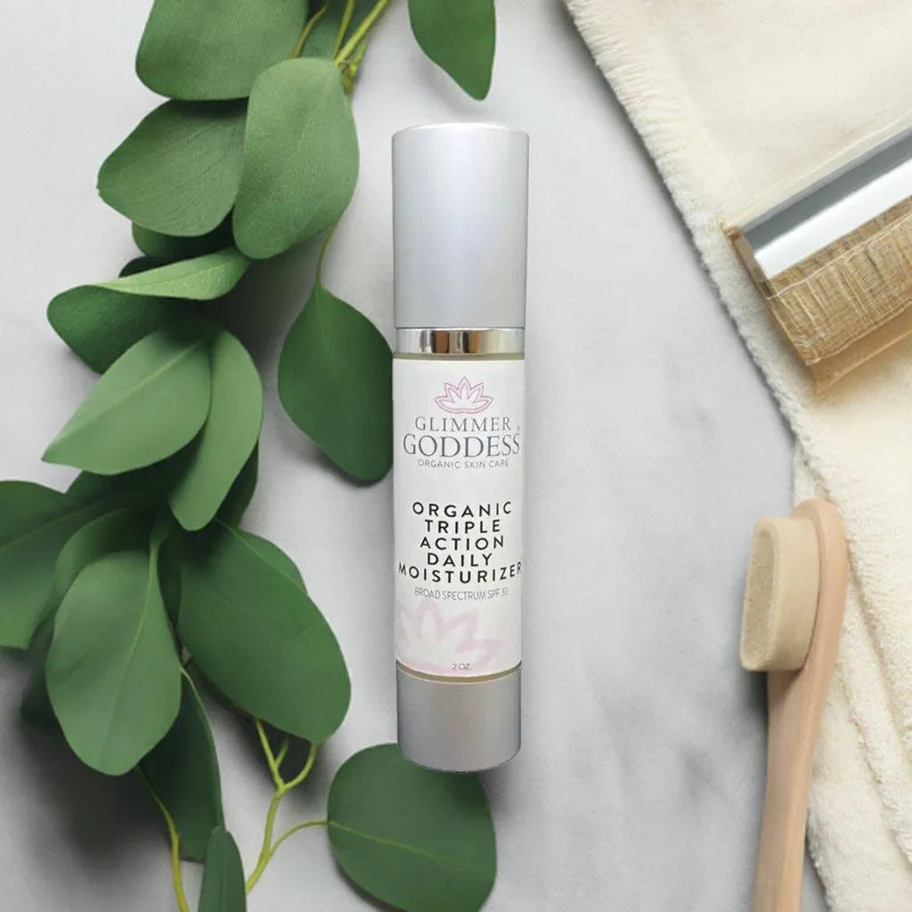 ORGANIC TRIPLE ACTION DAILY FACE CREAM MOISTURIZER REEF-SAFE SPF 30 - cream, face, natural, organic, skincare, spf, SPF 30, sunscreen , MayasBeautyPalace , www.mayasbeautypalace.com , Beauty & Skincare