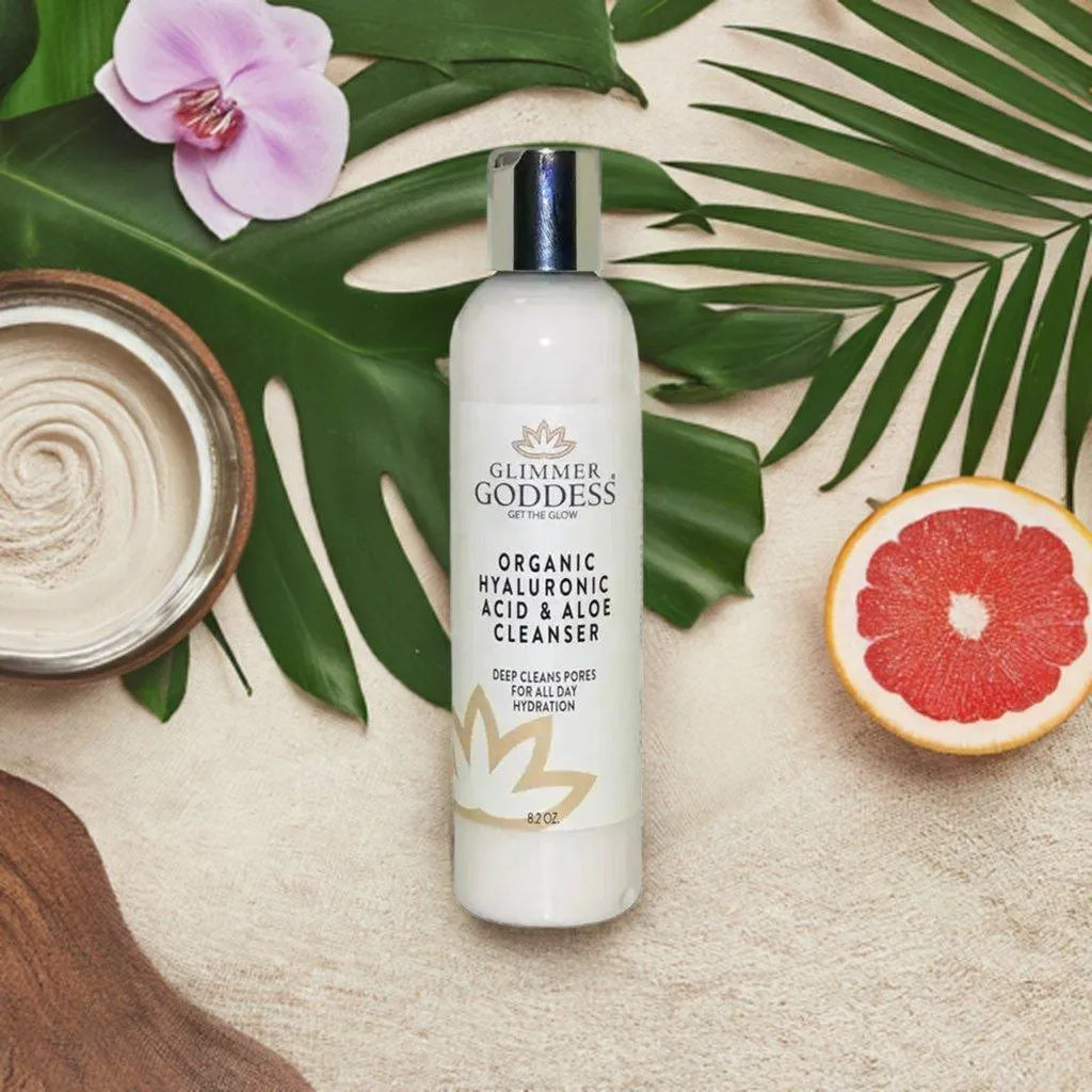 ORGANIC HYALURONIC ACID FACIAL CLEANSER: GENTLE & HYDRATING! - acid, aloe, cleanser, hyaluronic, hydrate, micro, natural, organic, pearl, skin , MayasBeautyPalace , www.mayasbeautypalace.com , Beauty & Skincare