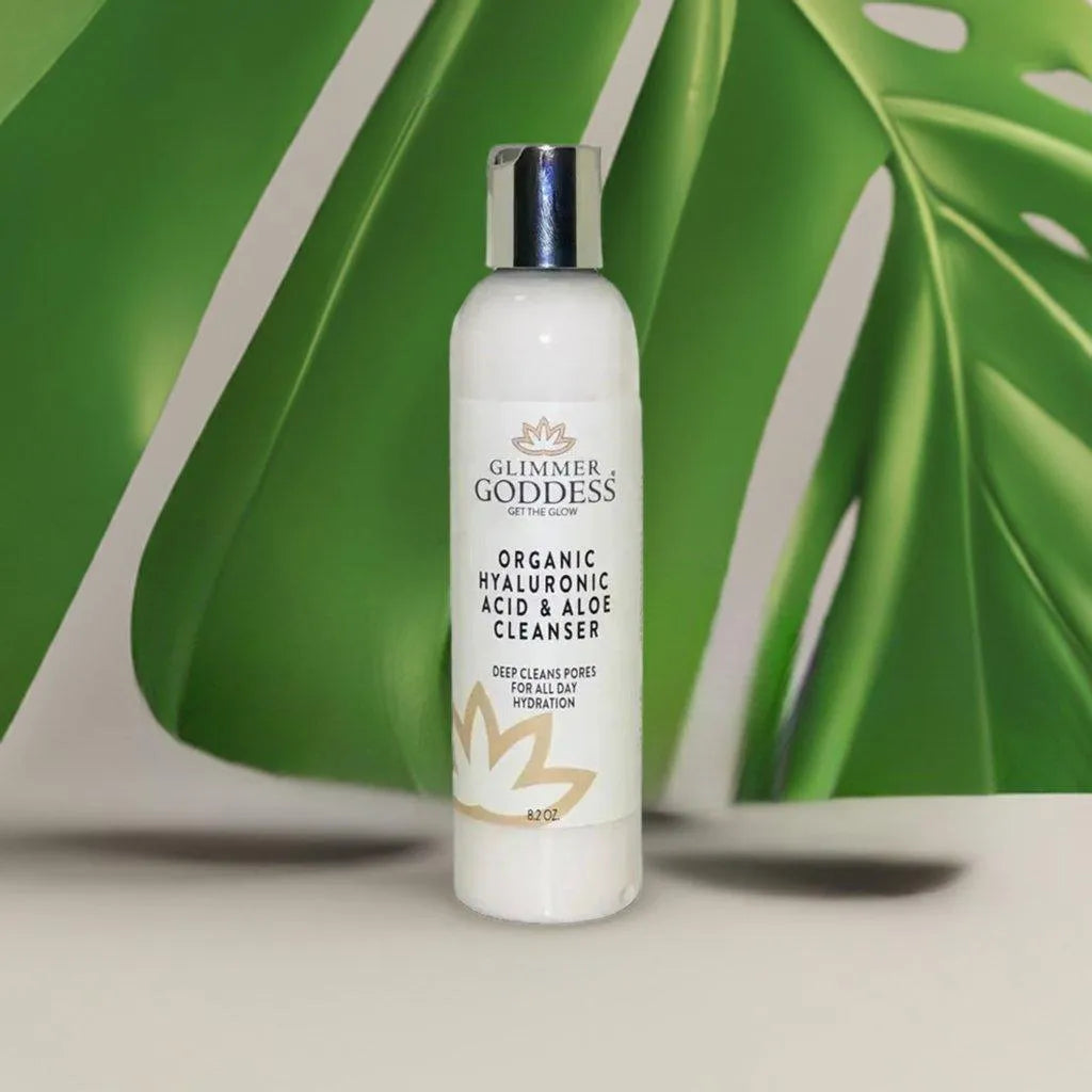 ORGANIC HYALURONIC ACID FACIAL CLEANSER: GENTLE & HYDRATING! - acid, aloe, cleanser, hyaluronic, hydrate, micro, natural, organic, pearl, skin , MayasBeautyPalace , www.mayasbeautypalace.com , Beauty & Skincare