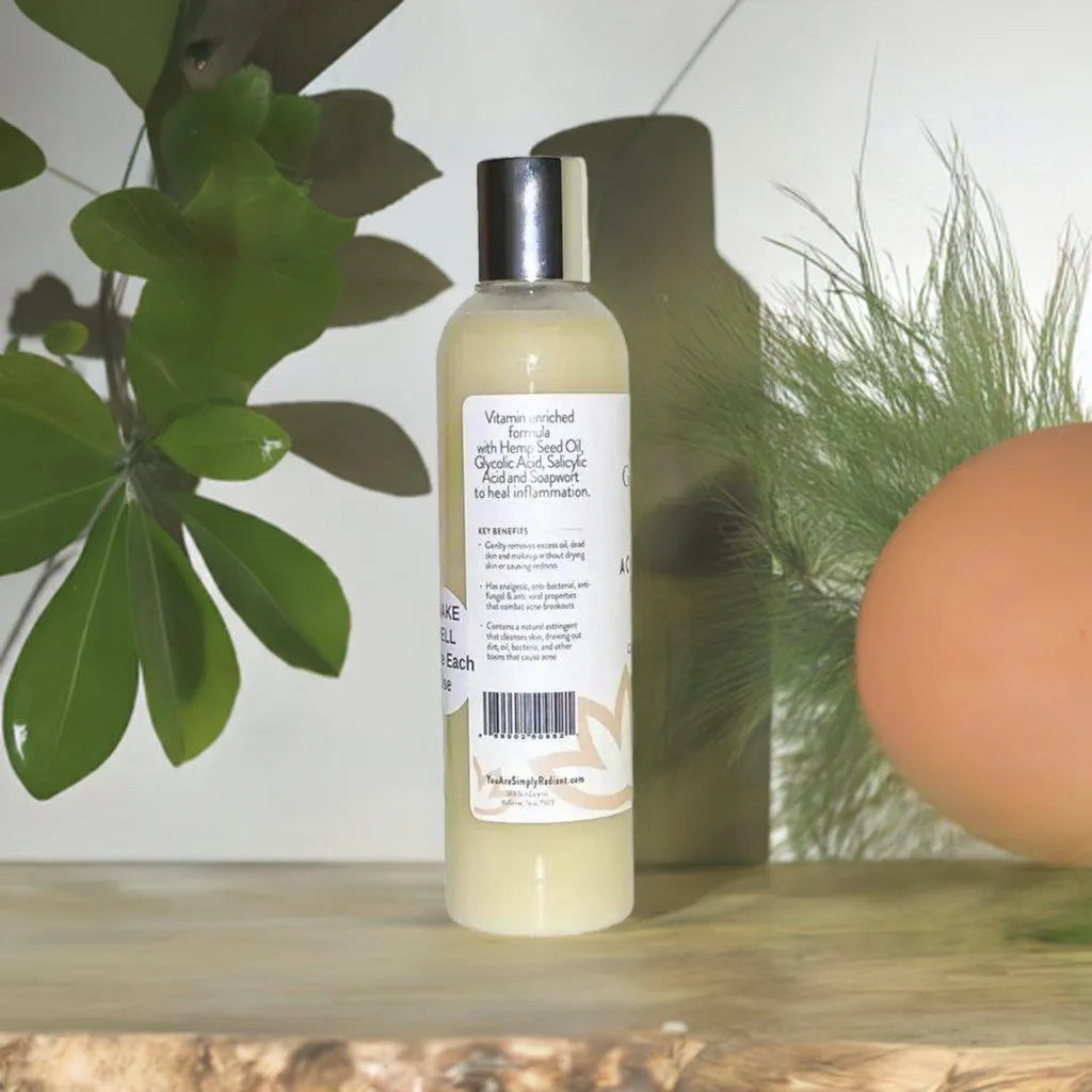 ORGANIC ACNE CLEANSER WITH HEMP SEED OIL: CLEAR SKIN NATURALLY! - acne, cleanser, clear, control, hemp, natural, organic, seed, skin , MayasBeautyPalace , www.mayasbeautypalace.com , Beauty & Skincare