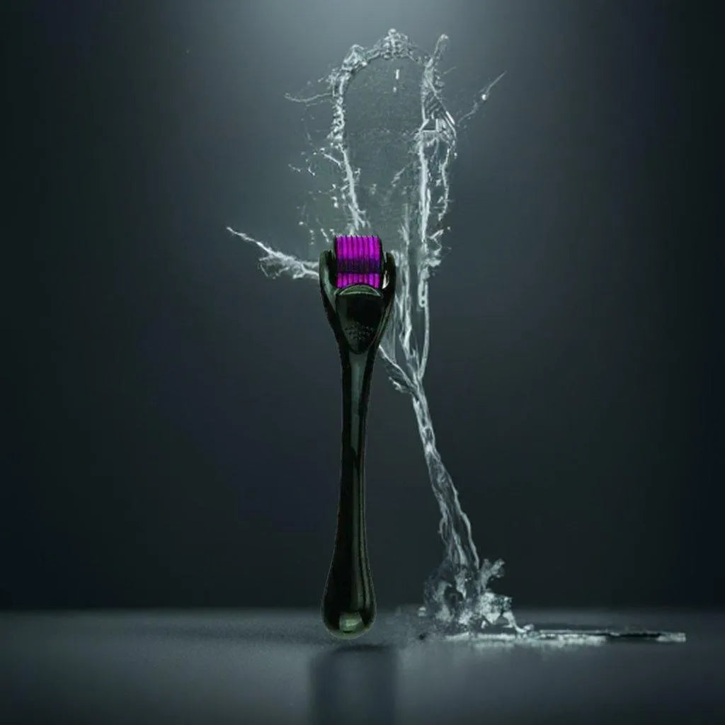 TITANIUM MICRONEEDLE DERMA ROLLER: REJUVENATE YOUR SKIN SAFELY! - collagen, derma, flawless, microneedle, roller, safely, skin, this, titanium, with , MayasBeautyPalace , www.mayasbeautypalace.com , Kit