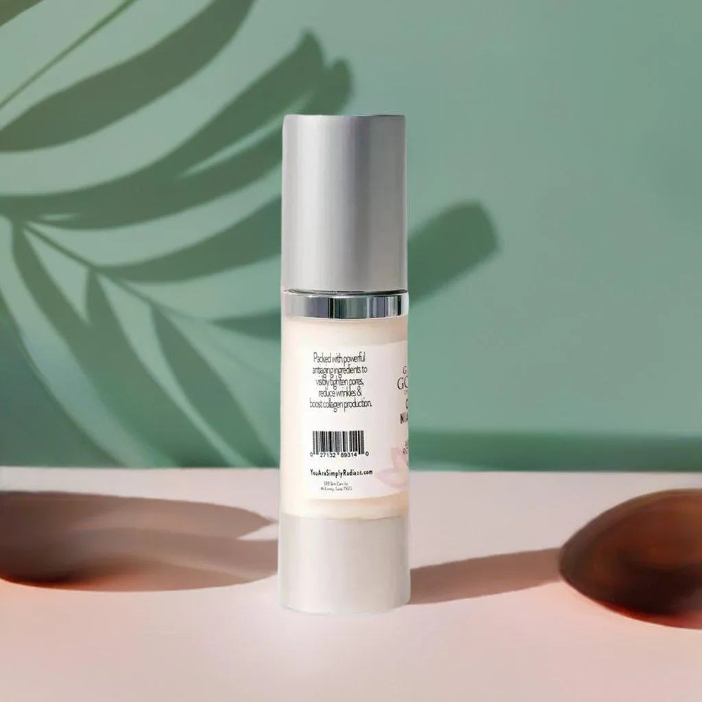 ORGANIC NIACINAMIDE ANTI AGING SERUM - TIGHTENS PORES, REDUCES WRINKLES - aging, anti, natural, niacinamide, organic, pores, rejuvenate, serum, skin , MayasBeautyPalace , www.mayasbeautypalace.com , Beauty & Skincare