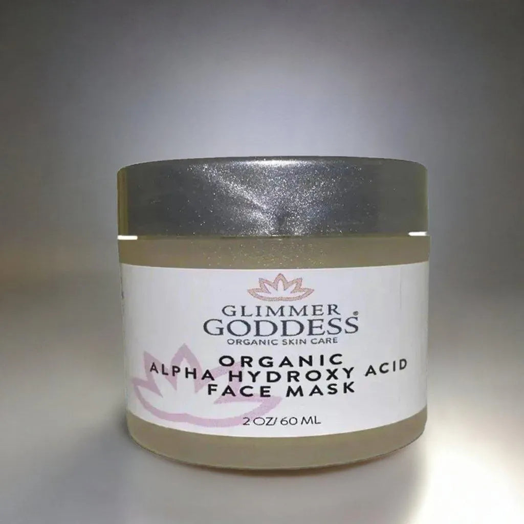 ORGANIC FACE MASK FOR GLOWING SKIN - ALPHA HYDROXY ACID - acid, alpha, face, hyaluronic, hydroxy, mask, natural, organic, replenish, skin , MayasBeautyPalace , www.mayasbeautypalace.com , Beauty & Skincare
