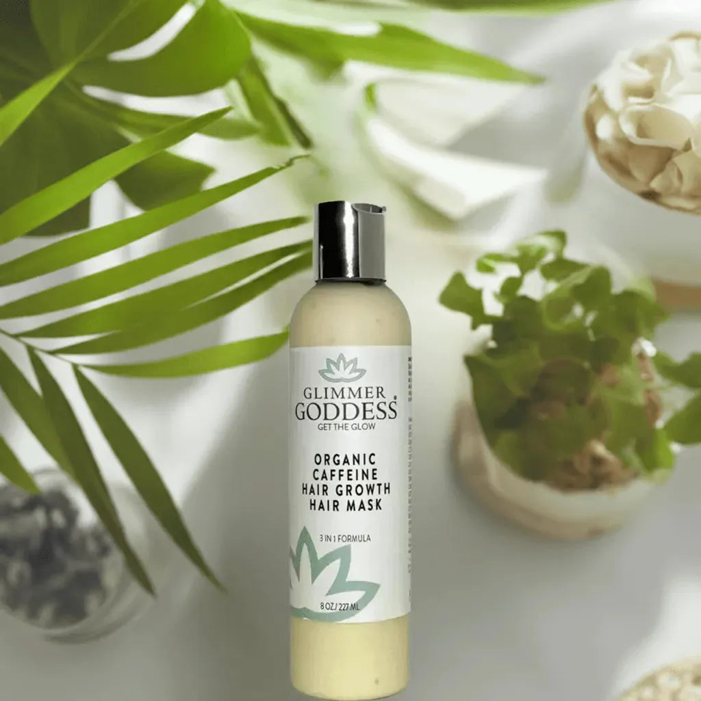 ORGANIC CAFFEINE HAIR GROWTH TRIO: REVITALIZE YOUR HAIR NATURALLY! - Caffeine, growth, hair, Hair Growth, natural, Natural hair growth products, Organic, promote, shampoo, trio, with , MayasBeautyPalace , www.mayasbeautypalace.com , Hair