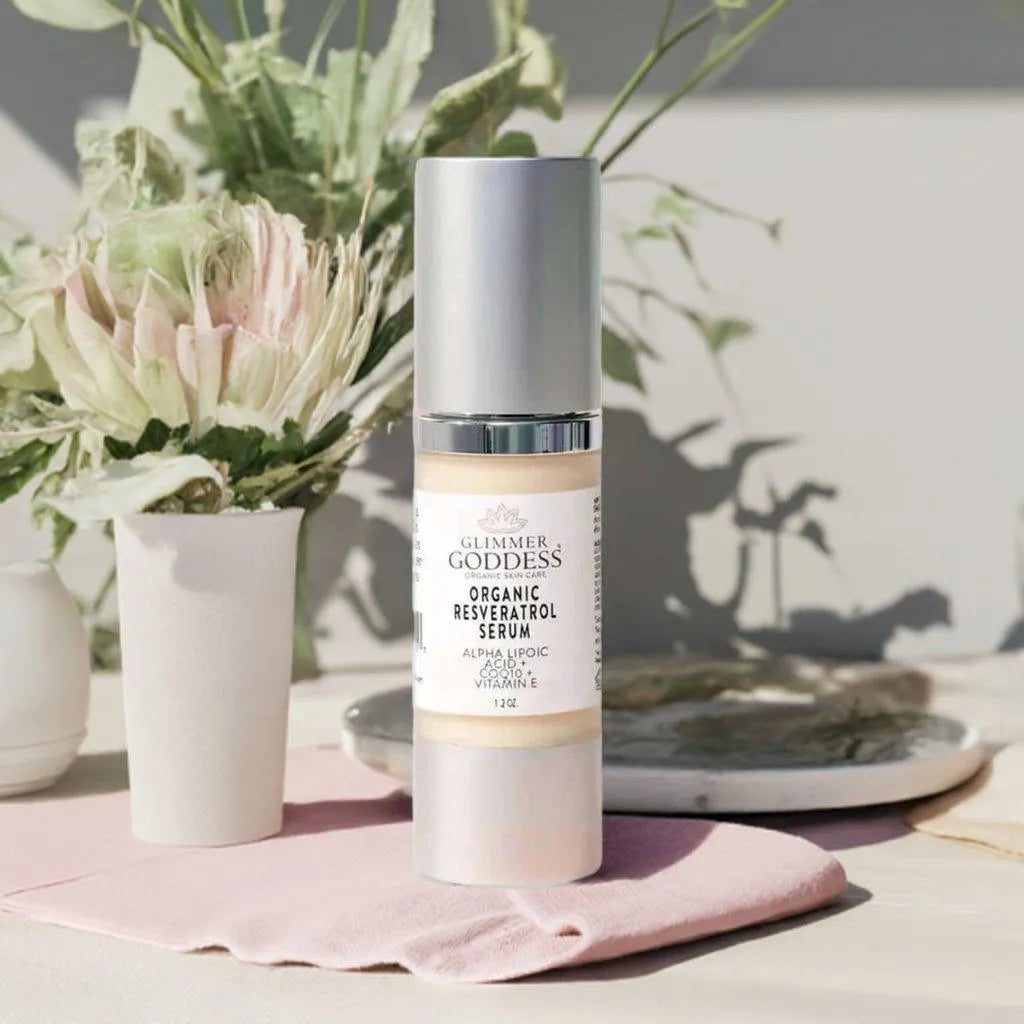 ORGANIC RESVERATROL ANTIOXIDANT ANTI-AGING SERUM - VISIBLY SMOOTHS FINE LINES - Anti-Aging Serum, antioxidant, Beauty & Skincare, firming, Firming Serum, natural, Organic, Resveratrol, serum, skin , MayasBeautyPalace , www.mayasbeautypalace.com , Beauty & Skincare