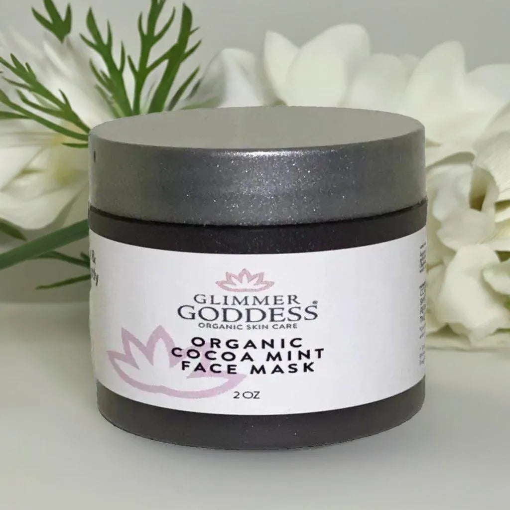 ORGANIC COCOA MINT SKIN TIGHTENING FACE MASK SKIN BRIGHTENER - cocoa, complexion, face, hydration, mask, mint, natural, organic, refreshing, skin , MayasBeautyPalace , www.mayasbeautypalace.com , Beauty & Skincare