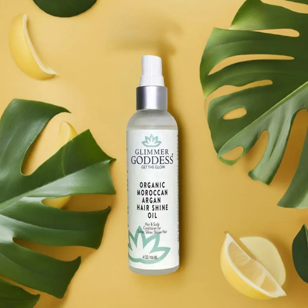 ORGANIC MOROCCAN ARGAN OIL HAIR SHINE SPRAY - argan, hair, Hair Shine, natural, Organic, shine, Shine Oil, spray , MayasBeautyPalace , www.mayasbeautypalace.com , Hair