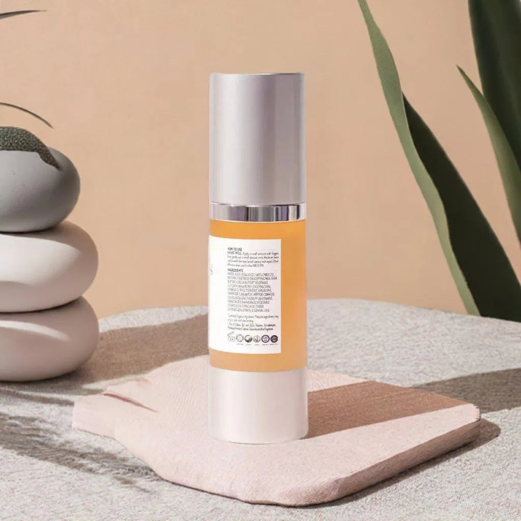 ORGANIC VITAMIN C EYE SERUM BRIGHTEN AND REVITALIZE YOUR EYES! - dark, eyes, natural, organic, peptide, rejuvenate, serum, vitamin , MayasBeautyPalace , www.mayasbeautypalace.com , Beauty & Skincare