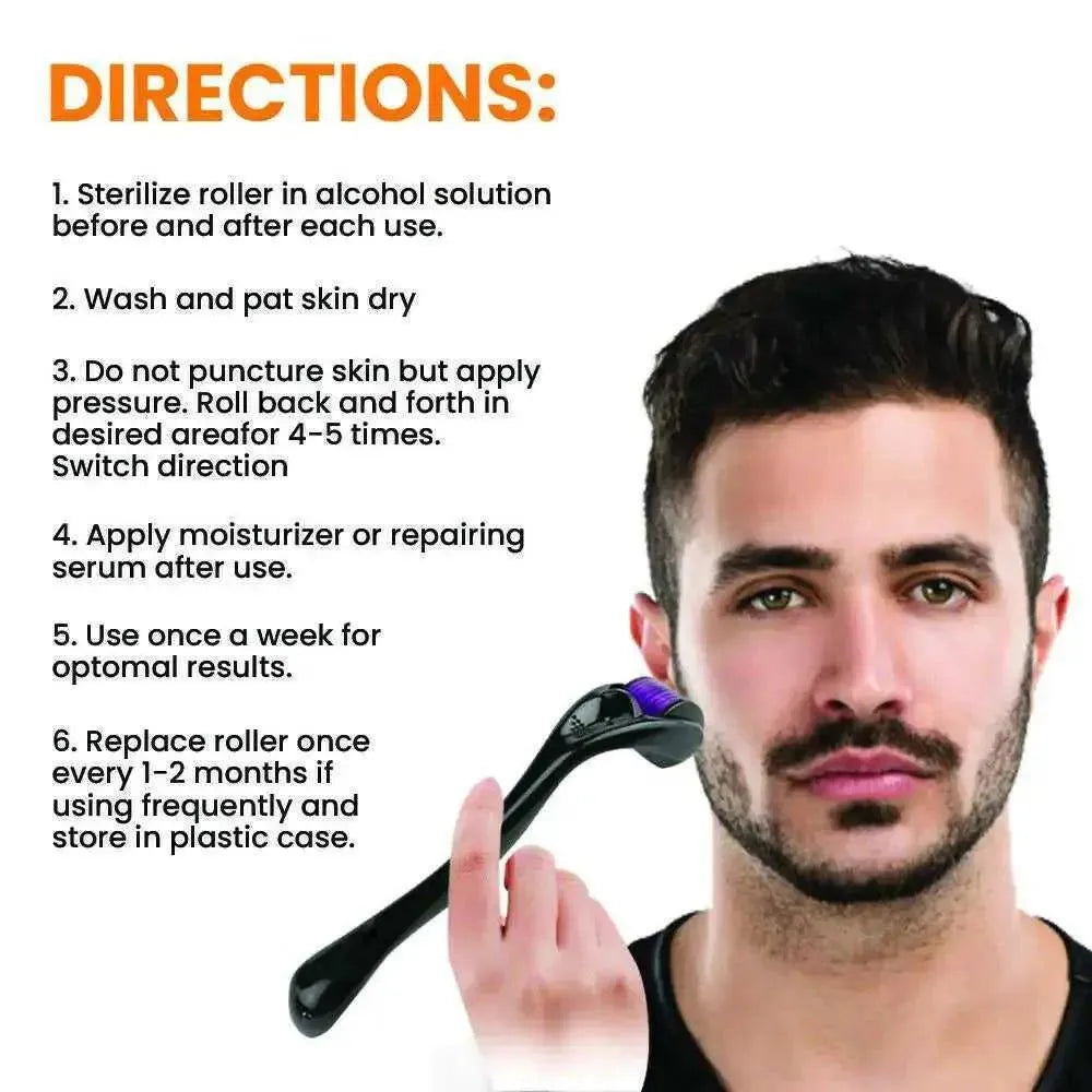 TITANIUM MICRONEEDLE DERMA ROLLER: REJUVENATE YOUR SKIN SAFELY! - collagen, derma, flawless, microneedle, roller, safely, skin, this, titanium, with , MayasBeautyPalace , www.mayasbeautypalace.com , Kit